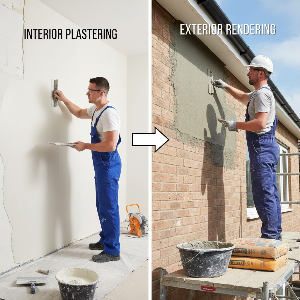 Plastering and rendering